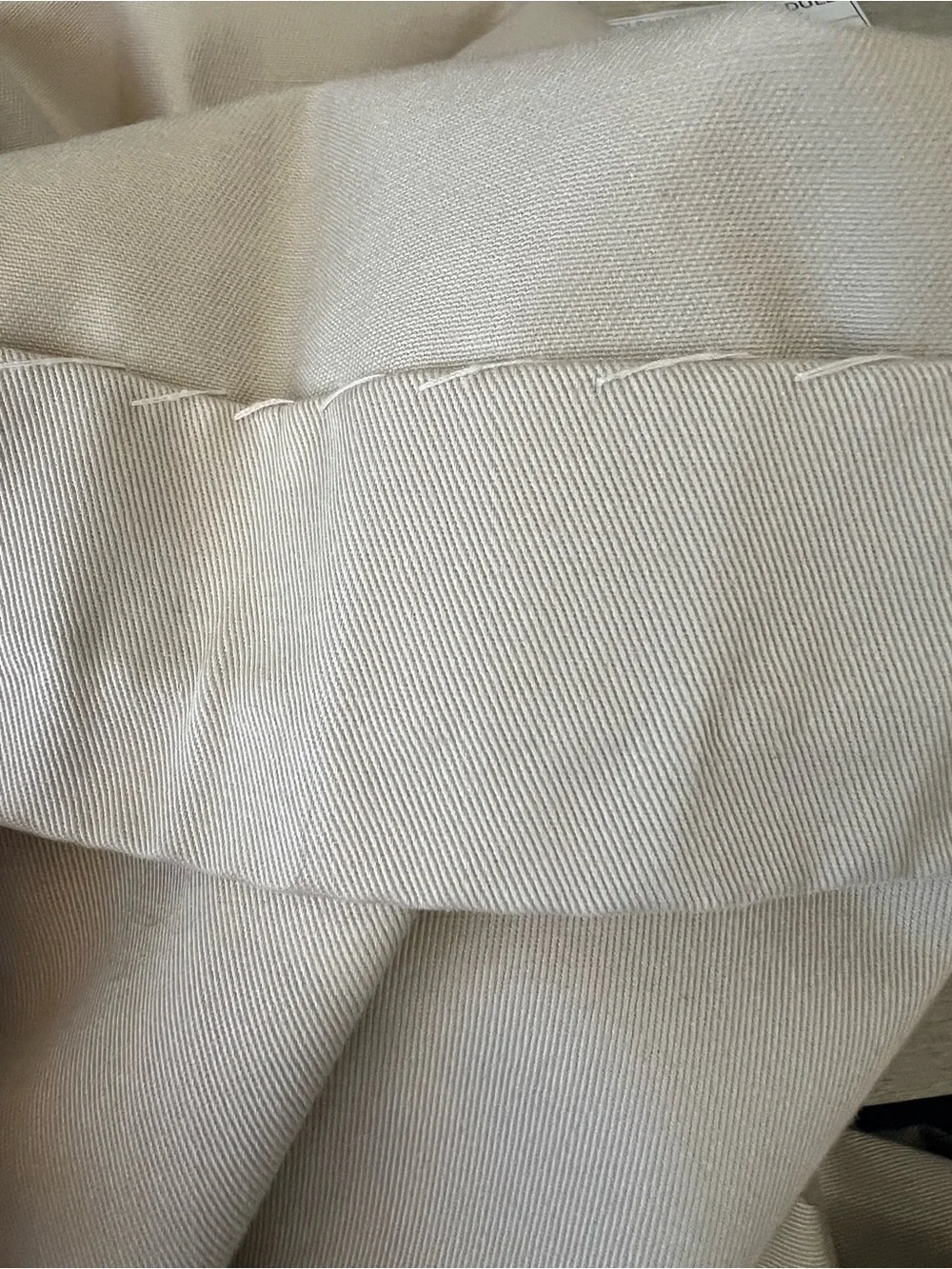 Style & Co. Size 16 Beige Cotton Wide Leg Pants Trousers
